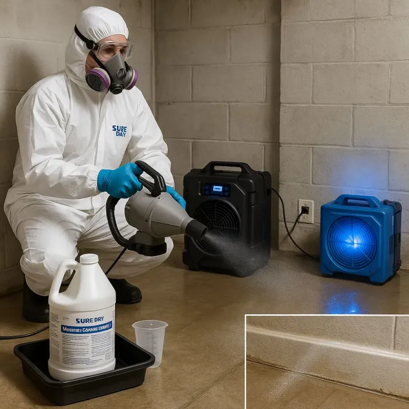 Sanitization and Odor Removal process in Agawam, MA