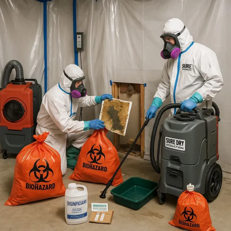 Contaminated Water Handling Protocols process in Agawam, MA